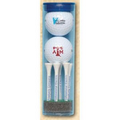 Wilson "Ultra" Golf Ball Tube w/ 1 Golf Ball & 6 Tees
